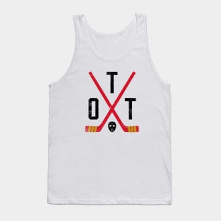 OTT Retro Sticks - White Tank Top